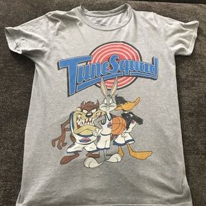 Gray TuneSquad Tee